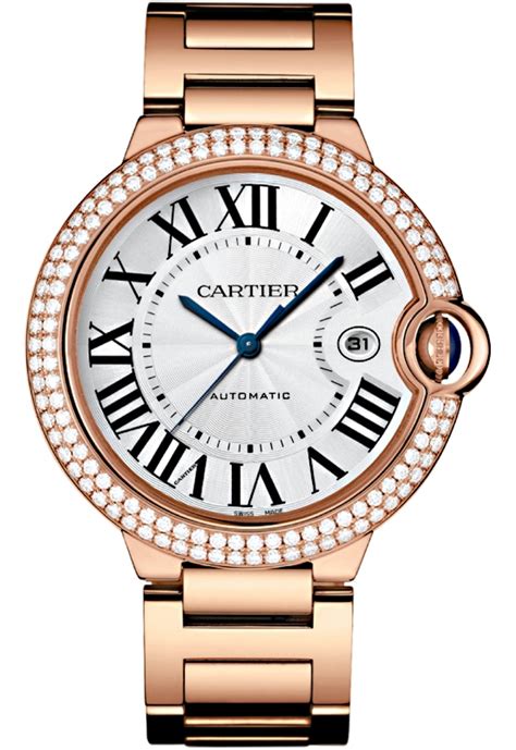 ballon bleu de cartier watch 42mm 18k pink gold|cartier ballon bleu.